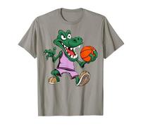 Coccodrillo Giocatore di Basket/Basket Coccodrillo Maglietta