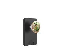 Coccodrillo mangiare compiti a casa divertente scuola rettile bambini grafica PopSockets PopWallet per MagSafe