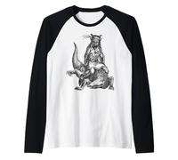 Coccodrillo re delle Ombre Maglia con Maniche Raglan