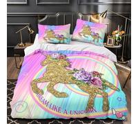 Coccodrillo sottomarino copripiumino 3 Pezzi morbida microfibra stampa 3D con federa con cerniera incluso federe scena di foresta fantasy Set Di Copripiumino for coppie e ragazzi Double（200x200cm）