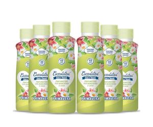 COCCOLATEVI Profumatore Bucato, Essenza Bucato da utilizzare come Profumatore Bucato Lavatrice e Asciugatrice, Profumatore Casa o Detergente Pavimento (300 ml (Confezione da 6), Primavera)