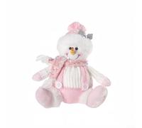 Coccolatevi questa stagione con questi adorabili 3 pezzi di comodi giocattoli di peluche (Babbo Natale e alci) a soli 25 cm (pupazzo di neve)