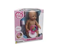 Coccole e Baci - Bebè parlante 43cm con accappatoio, GGI190279