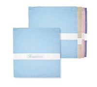 Coccole - Set Asilo Personalizzato 2 Sacche - Sacca Asilo Personalizzata 2pz per Bimbo con Motivo Quadretti Azzurro in Cotone Anallergico - Set Personalizzato con Nome 100% Made in Italy