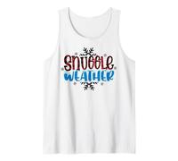 Coccole Tempo Freddo Fuori Inverno nevicata Stagione Amante Canotta