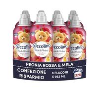 Coccolino Ammorbidente Concentrato Peonia Rossa e mela, Ammorbidente Lavatrice Fresh&Protect, Morbidezza Naturale, Freschezza Lunga, Formato XXL 456 Lavaggi, 952 ml