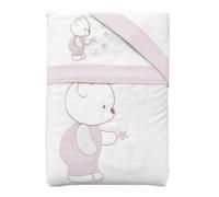 COCCOLISSIMI - Piumino Estraibile+Set 3 Pz Lenzuola per Culla - Rosa