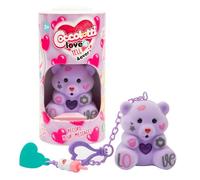 Coccolotti Love&Tell 4ever - Orsetto Corallo, Con Funzione Registrazione e Portachiavi Charm, Animali Interattivi Giocattolo,Per Bambini 4 Anni +, Giochi Preziosi