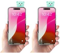 Coccolotti - Pin Up Mini Orsetto da Collezionare, Da Attaccare Su Cellulare, Computer, Tablet. Personaggi Adesivi Disponibili In 6 Colori Differenti Ad Arrivo Casuale (Confezione da 2)