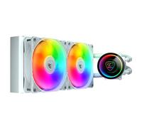 COCGRPSDELRGBW240 4710483776571 COUGAR POSEIDON ELITE 240 ARGB (WHITE) - DISSIPA