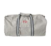 Cocholate Borsa Weekend - Borsa di Tela - Regali per uomo (58x30x30 cm) Ricamo e Personalizzato con le tue iniziali, grigio, 58x30x30cm, Contemporaneo