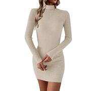 Cocila Abiti da Cerimonia Donna Lunghi Eleganti Vestito Elegante Svasato Donna Vestito Donna Cerimonia Invernale Vestito Estivo con Spalline Abito Bianco Donna Estivo (A, S)