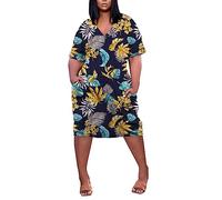 Cocila Abito Cerimonia Taglie Forti Donna Abito Nero Lungo Curvy Vestito Cerimonia Curvy Abito Corto Cotone Donna Abiti Donna con Paillettes Curvy Offerta Lampo del Giorno (Green, M)