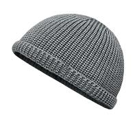 Cocila Autumn And Winter Hats Children's Dog Embroidery Rolled Edge Knitted Warm Ear Woolen Pullover Cappelli Ragazzo (Grey A) Cuffia da Notte Uomo Turbante Donna Nero Cappello Orecchie Bambino