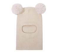 Cocila Baby Winter Hat Scarf Set Toddler Beanie Hats Girl Boy with Neck Warmer for Kids Knit Warm Cold Weather Cappello Compleanno Adulto (Beige One Size) Cappello con paraorecchie Capello