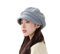 Cocila Berretto da Donna con Visiera Tassista Pannelli Morbidi per Donne E Ragazze Cappellini Baseball New (Grey One Size) Cappellino New York Cappello Neonato Estivo Australiano Passamontagna