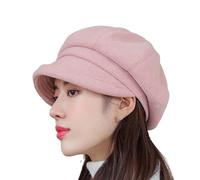 Cocila Berretto da Donna con Visiera Tassista Pannelli Morbidi per Donne E Ragazze Cappellini Baseball New (Pink One Size) Cappello di Paglia Uomo Cappello Tesa Larga Trekking Uomo Estivo
