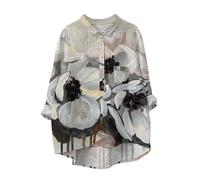 Cocila Blusa A Fiori Day Prime Tailleur+Donna+Eleganti Maglia Donna Mezza Manica Camicia Donna Elegante Bordeaux Abbigliamento Militare Donna Camicia Bianca Donna Sala Camicia Ocra Donna Prime Deals