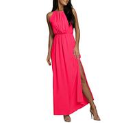 Cocila Boho Chic Dresses Abito Lungo in Cotone Sexy con Scollo Tondo Senza Maniche in Tinta Unita Casual da Donna Abito per Cresima Ragazza