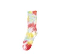 Cocila Calze Da Neve Calzini Per Adulti Autunno E Inverno Nuovi Tie Dye A Metà Polpaccio Coppia Skateboard Hip-Hop Personalità Di Strada Sci 37 B One Size Donna Lurex Corte Senza Elastico Cotone