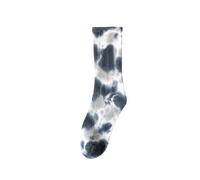 Cocila Calze Da Neve Calzini Per Adulti Autunno E Inverno Nuovi Tie Dye A Metà Polpaccio Coppia Skateboard Hip-Hop Personalità Di Strada Sci 37 Bk1 One Size Calzino Donna Cotone Leggeri Senza