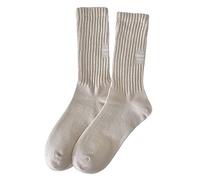 Cocila Calze Lana Uomo Donna Calzini Da In Cotone Sottile Stivaletto Morbido Sopra La Caviglia Piccoli Pensieri Natalizi Per Colleghi (Khaki, One Size) Caldo Corti Con Lurex Senza Elastico Corte