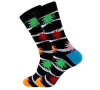 Cocila Calze Uomo Donna Calzini Medi Con Personalità Di Strada Colorata Unisex Per Adulti Famiglia Divertenti D One Size Filo Scozia Leggeri Cotone Elastiche Corti Senza Elastico Lurex Corte
