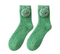 Cocila Calze Uomo Donna Di Animali 1 Lady Print Pattern Donne Coppia Confortevoli Cotone Casuale Spiritose Green One Size Calzini Caldo Lurex Senza Elastico Corte Estive Estivi Elastiche Leggeri