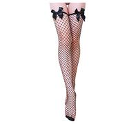 Cocila Calze Uomo Donna Lunghe Bowknot Sexy Da Maglia Carino A Rete Calzini Coppia Simpatici Black One Size Cotone Filo Di Scozia Estivi Corti Corte Elastiche Bianchi Senza Elastico Lurex Caldo