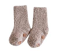 Cocila Calzettoni Donna Uomo Invernali Calzini Per Bambini In Autunno E Inverno Da Pavimento Velluto Corallo Tinta Unita Alla Semplici Antiscivolo Maglioni Natale B M Calze Senza Elastico