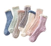 Cocila Calzettoni Donna Uomo Invernali Cotton Socks Patchwork Donne Calze Carino Coppia Inverno Multi Colore 7 Di Lana Norvegesi Multicolor One Size Calzini Leggeri Corti Cotone Corte Senza
