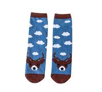 Cocila Calzini Divertenti Uomo Donna Confortevole 1 Casuale Cotone Stampa Pattern Calze Donne Di Animali Lady Coppia Regali Da A Prezzo Blue One Size Corte Estive Filo Scozia Elastiche Corti