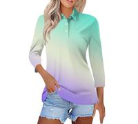Cocila Camicia da Donna in Saldo Blusa Donna Elegante Viscosa Camicia Verde Menta Arancione Magliette Cotone Bio T-Shirts Bianca Neonata Maglia Manica Corta Fucsia Camicie Azzurra Casual Primavera