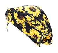 Cocila cap Cancer Head Hat Etnico Chemio Treccia Copricapo Turban Wrap Cappellini da Baseball Pre-Legati Bohémien Cappello Basket (I One Size) Cappello da Contadino Donna Sole Donna Bianco