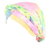 Cocila cap Cancer Head Hat Etnico Chemio Treccia Copricapo Turban Wrap Cappellini da Baseball Pre-Legati Bohémien Cappello Basket (D One Size) Cappello Donna Estivo XXL A Secchiello Sfrangiato