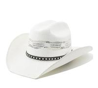 Cocila Cappelli da Cowboy per Uomo Cappelli Donna con Larga Estivi Western Spiaggia Occhiali Festa Bimbi (White One Size) Cappello Trekking Cappello Estivo Donna Turbante Passamontagna Mimetico