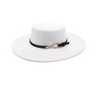 Cocila Cappelli per Uomo Donna Elegante Cappello A Secchiello in Lana Invernale Anni '20 Bombetta Cloche Velluto Cilindro Piatto (White One Size) Cappelli Uomo Taglia 64 Pescatore Cuoricino