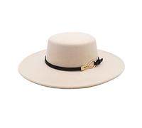 Cocila Cappelli per Uomo Donna Elegante Cappello A Secchiello in Lana Invernale Anni '20 Bombetta Cloche Velluto Cilindro Piatto (Beige One Size) Cappello Pescatore Taglia 62 da Trekking