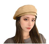 Cocila Cappello cap Beret Artist French Donne Berretto in Pelle Gadget Compleanno Adulti (Khaki One Size) Cappello Pescatore Cotone Cuffia da Notte Uomo Cappellino Donna di Pelliccia Berrette