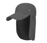 Cocila Cappello da Arrampicata All'aperto Sole Protettivo Anti-Spalle Cappelli Chiusi New Dritti (Dark Gray One Size) Cappello Paglia Uomo Cappellino Baseball Uomo alla Pescatora Cappellini