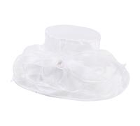 Cocila Cappello da Cerimonia per Donna con Larga E Stile Sunshine Guanti Nitrile L (White A) Cappello Visiera Uomo Neonato Estivo Donna Invernale Bandana Capelli Cappellino Visiera da Mare