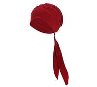 Cocila Cappello da Donna Solido Cancer Chemio Hat Wrap cap Cappellino Antinfortunistico (Wine One Size) Cappello Baseball Uomo Uncinetto Capello Pescatore Uomo Bianco Cotone Leggero Cappelli