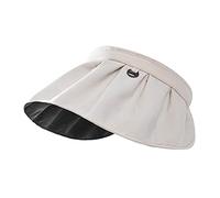 Cocila Cappello da Sole Anti Donna in Bicicletta con Superiore Vuoto Pieghevole Fischietti E Cappellini Feste (Grey One Size) Cappellino New York Cappelli Mare Montagna Cilindro Uomo Spiaggia