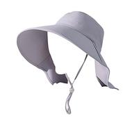 Cocila Cappello da Sole Estivo Donna con Scialle A Grandi Pescatore All'aperto di Cavallo Cappelli 5 (Grey One Size) Cappellino Neonato Estivo Copricapo Chemioterapia Passamontagna Militare