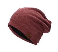 Cocila Cappello di Confinamento Copertura Berretto Lavorato A Maglia più Berretti da Baseball in Velluto Freddo Visiera Impermeabile (Red One Size) Berretto Uncinetto Donna Estivo alla Pescatora
