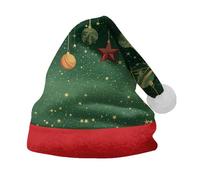 Cocila Christmas Hat For Adult Holiday Parties And Costume Events Tree Santa Printing Santa's Cappellini Frontino (Green S) cappelli estivi chemioterapia Cappello Da Pioggia Donna Impermeabile
