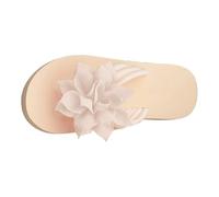 Cocila Ciabatte Donna Estive Infradito da Spiaggia con Punta A Clip Casual Tacco Spillo Scarpe Basse Sandali Mare Piscina Antiscivolo Platform Sandals Pantofole Sposa Bianche Gelato Gelattto