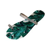 Cocila Ciabatte Donna Estive Pantofole Sandali Da Alla Con Strass E Stampa Di Grandi Dimensioni Infradito 34 Elegante Casa Antiscivolo Spiaggia Scarpe Aperte Ciabatta Ortopedica Per