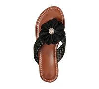 Cocila Ciabatte Estive Donna Da Con Decorazione Floreale Intrecciata Infradito Platform Nere Gomma Doccia Casa Sandalo Ciabatta Scarpe Eleganti Comode Mare Firmate Alte Ciabattina Estiva Glitter