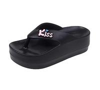 Cocila Ciabatte Infradito Donna Pantofole A Spina di Pesce Le Donne Indossano Sandali alla Fuori dalla Piattaforma con Suole Spesse nelle Estive 35 Piscina da Viaggio Memory Foam Zeppa Estiva